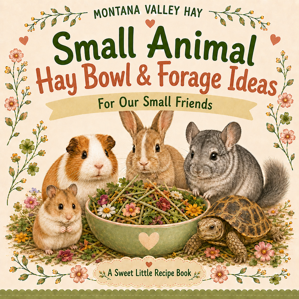 Front page of Small Animal Recipe Book