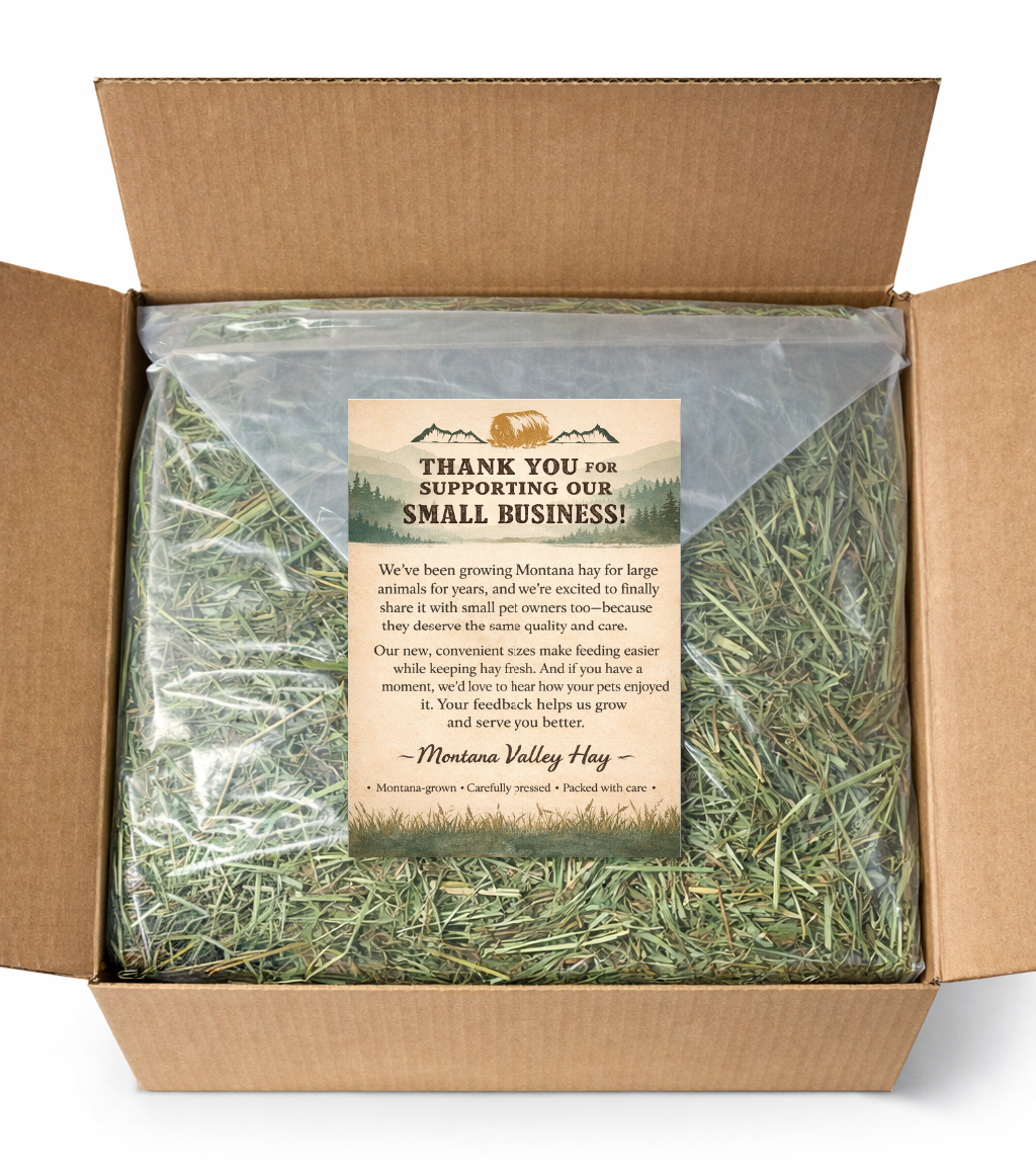 25 lb Timothy & Alfalfa Hay Blend for Rabbits & Guinea Pigs – Bulk