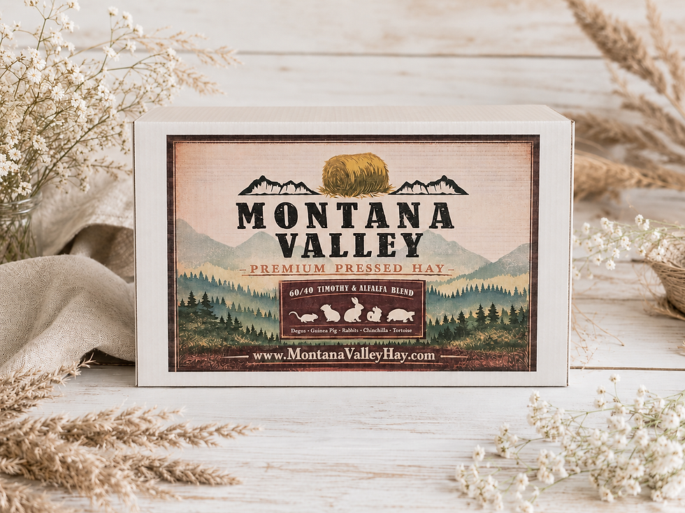 Thumbnail: Baby Bunny Starter Kit with Montana Hay, Herb Toppers & Chews