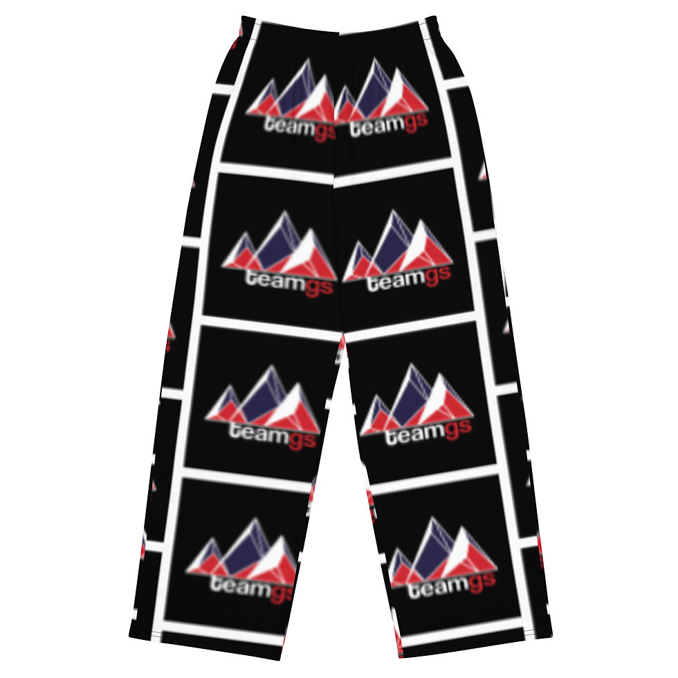 Miniature : TeamGS All-over print unisex wide-leg pants - Red/White/Blue2