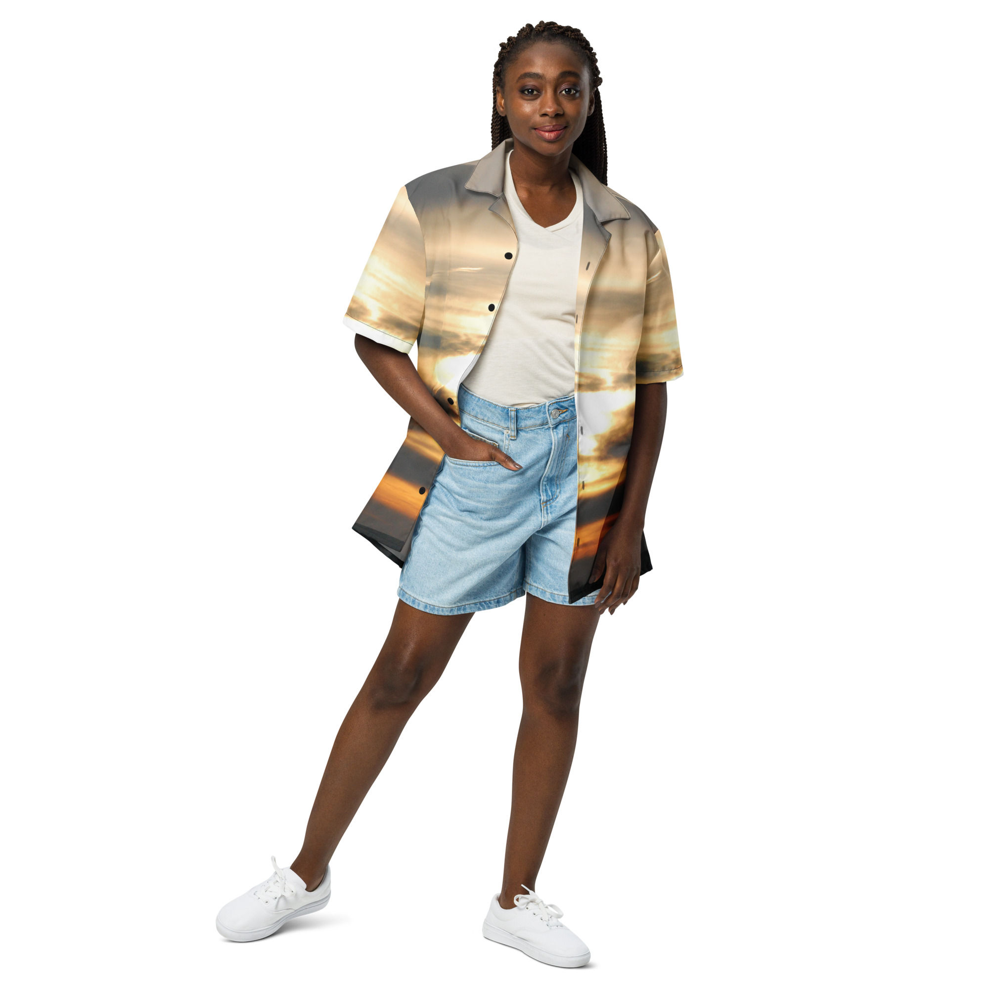 Unisex button shirt - Sunset