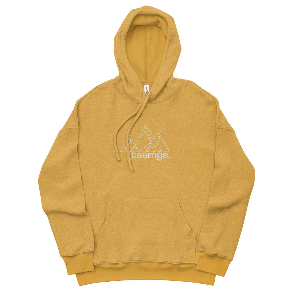 Miniature : TeamGS Unisex suede/fleece hoodie