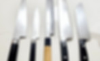 Japanese, German, and French knife set