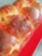 Brioche aux pralines roses