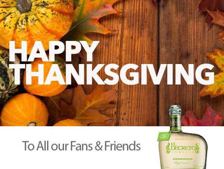 Happy #Thanksgiving to All Our Fans & Friends. @tequiladecreto