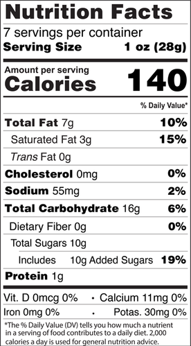 Classic Cookie® Butter Pecan Praline Mini Cookies - 7oz Crispy Cookie Bag Nutrition Facts
