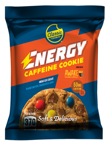 Energy Monster Cookie made with AWAKE Caffeinated Chocolate