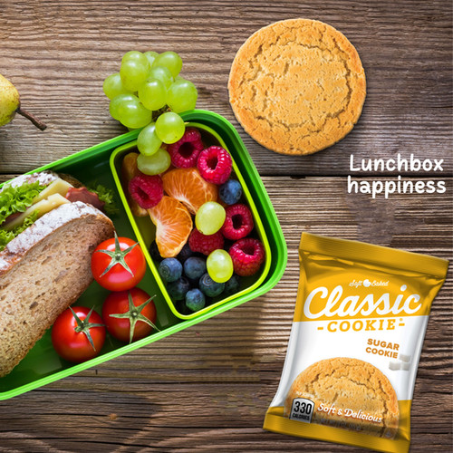 Classic Cookie® Sugar Cookie Soft-Baked Cookies are perfect to take for lunches.