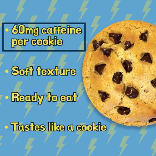 Classic Cookie® Chocolate Chip Soft-Baked Energy Cookie - Individually Wrapped 2.8oz Caffeinated Snack Details