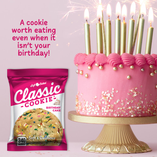 Classic Cookie® Birthday Cake Soft-Baked Cookies are perfect for birthday parties.