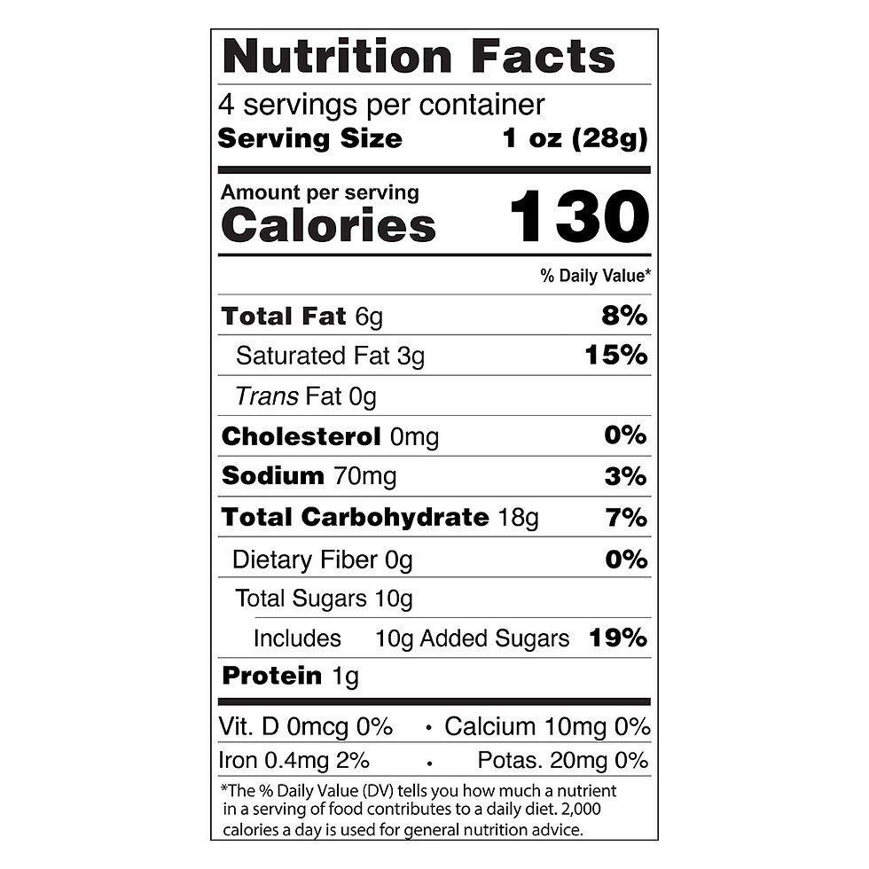 Thumbnail: Classic Cookie® Birthday Cake Mini Cookies - 4oz Crispy Cookie Bag (Nutrition Facts)