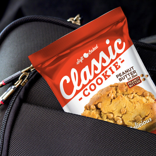 Classic Cookie® Peanut Butter Soft-Baked Cookies are perfect to take in your bag.