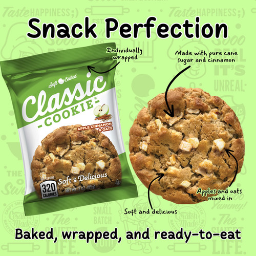 Classic Cookie® Apple, Cinnamon, & Oats Soft-Baked Cookie Details