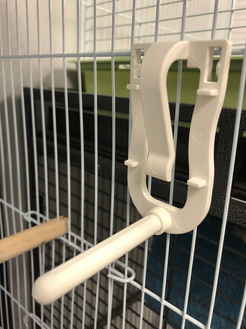 Cuttlebone Holder With Perch cpbirds