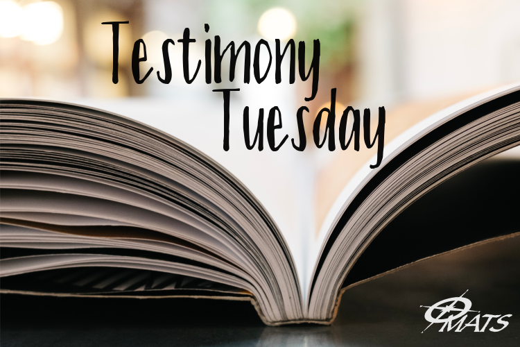 From Desperation to Celebration Testimony Tuesday