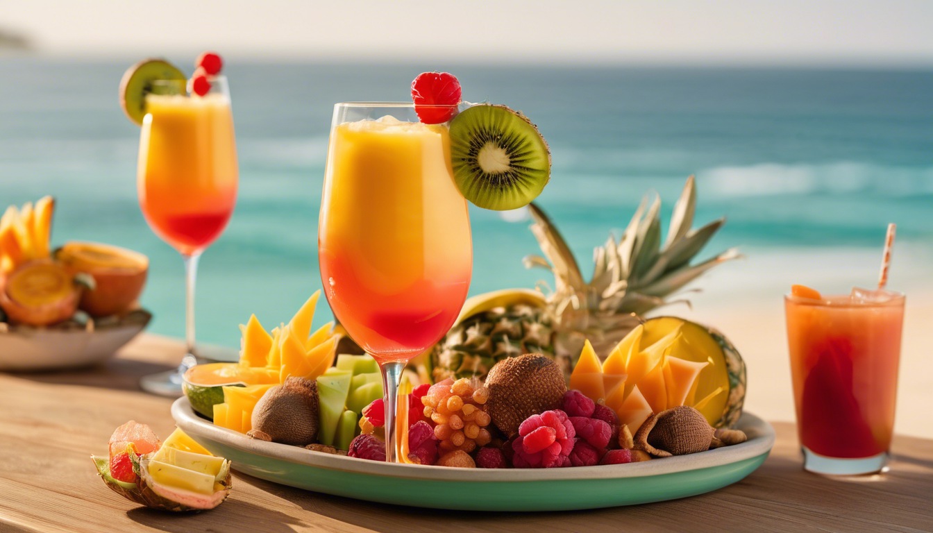 Arranged Food and Objects