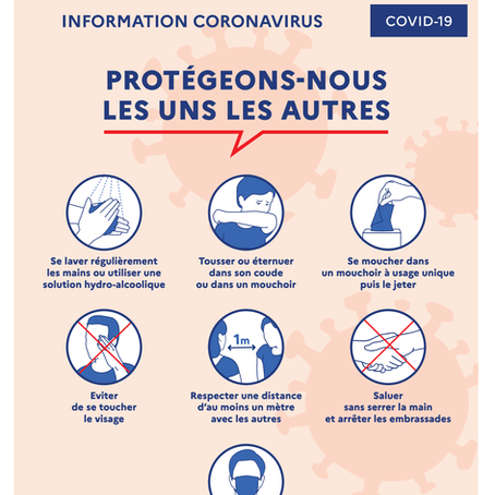 Les précautions pour les cours en salle et en extérieur