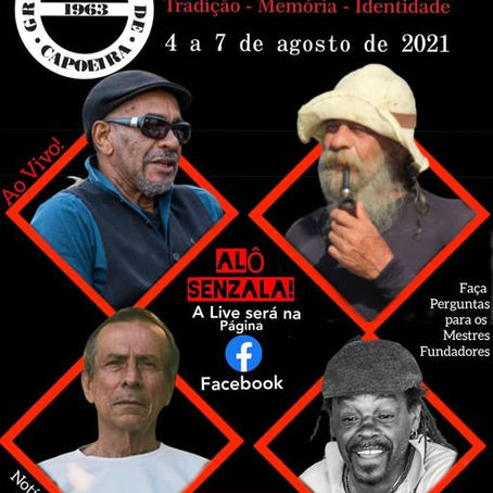 Alô Senzala # 1: Mestre Gato, Mestre Gil Velho, Mestre Sorrizo et Mestre Garrincha [en portugais]
