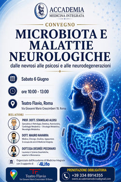 Evento Roma 6 Giugno Microbiota e malattie neurologiche