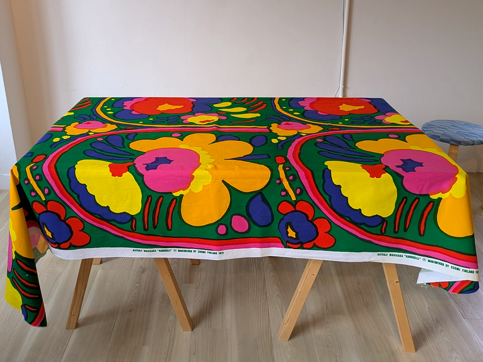 サムネイル： Marimekko ヴィンテージファブリック　KARUSELLI