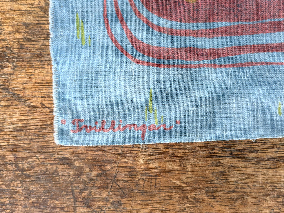 サムネイル： ILSE ROEMPKEのヴィンテージタペストリー TVILLINGAR 双子さん | Sopo Department