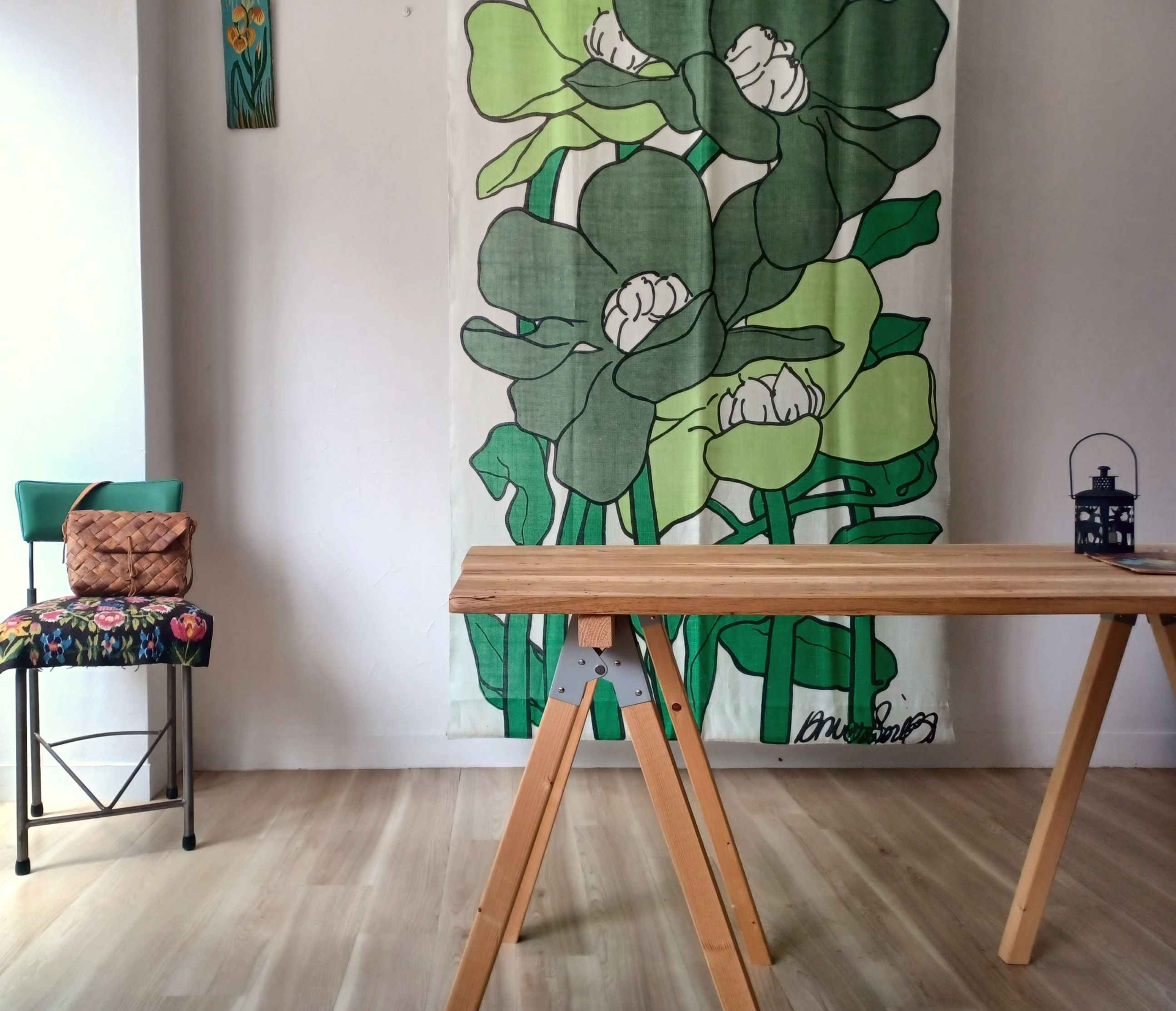 フィンランド vallilaのヴィンテージカーテン Howard Smith