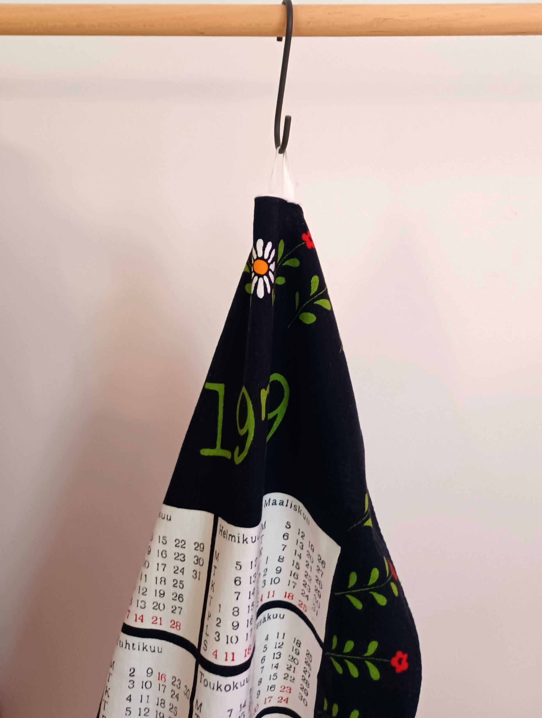 カレンダーヴィンテージキッチンクロス -1979年-