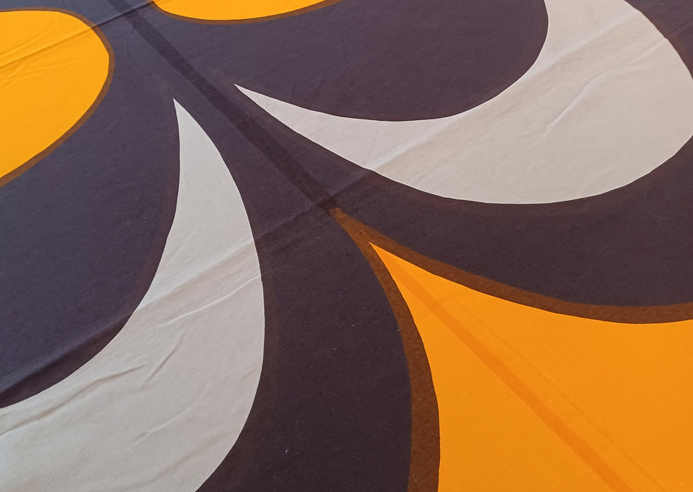 サムネイル： Marimekko Kaivo ヴィンテージファブリック Yellow