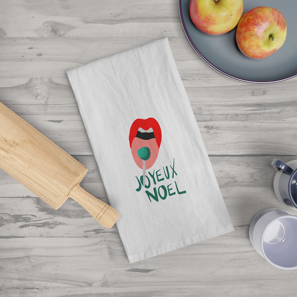 Thumbnail: December Tea Towel Xmas 