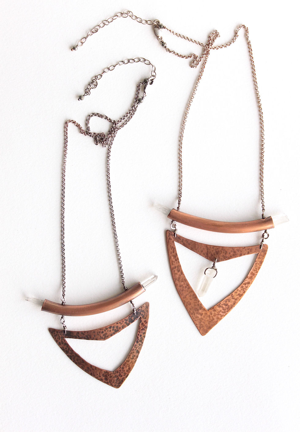 Thumbnail: Femme Crystal Warrior Necklace in Copper