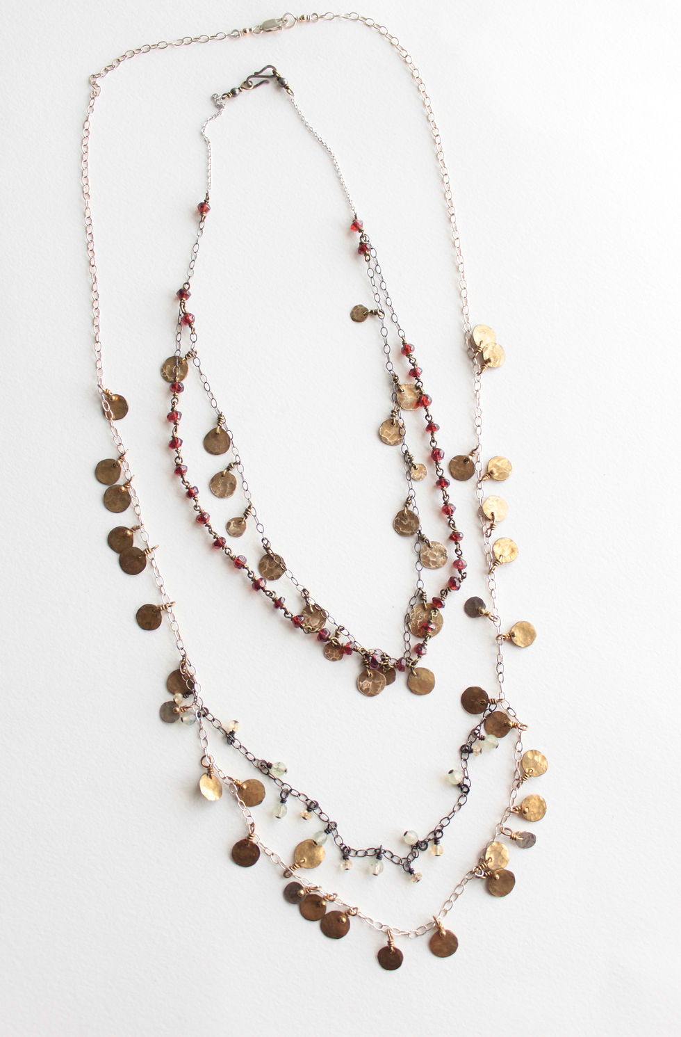 Thumbnail: Prehnite & Brass Enchantment Necklace