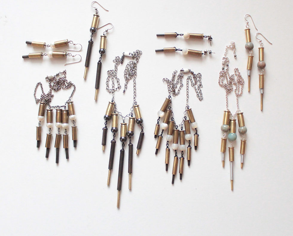 Thumbnail: Pearl Bottomed Casing Earrings