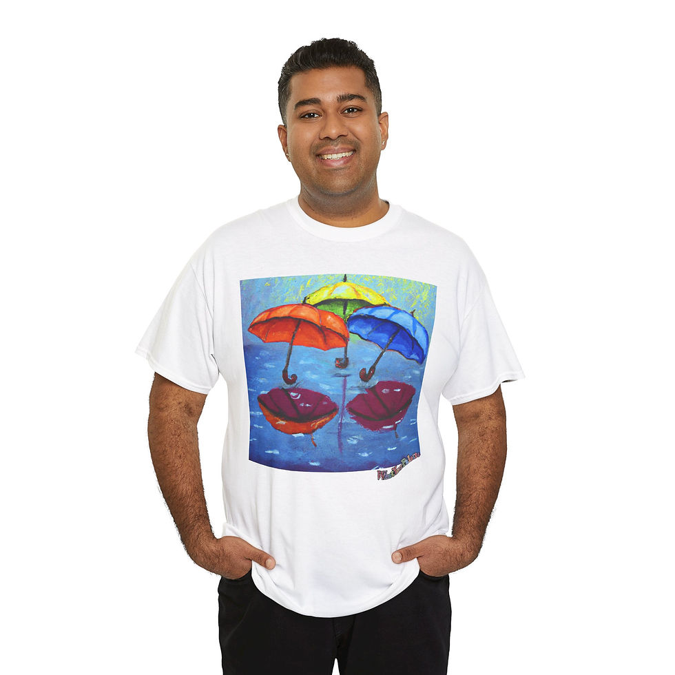 Thumbnail: Umbrellas Tee - Unisex Cotton T-Shirt