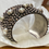 Thumbnail: Cross - Pearl - Silver Bead Motif:  Sterling Silver Cuff