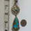 Thumbnail: Royston Turquoise Teardrop & Sterling Silver Concho Pendant