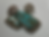 Thumbnail: Number 8 Turquoise (SQUARE) & Sterling Silver Earrings with Post and Dangles