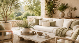 Modern European outdoor space