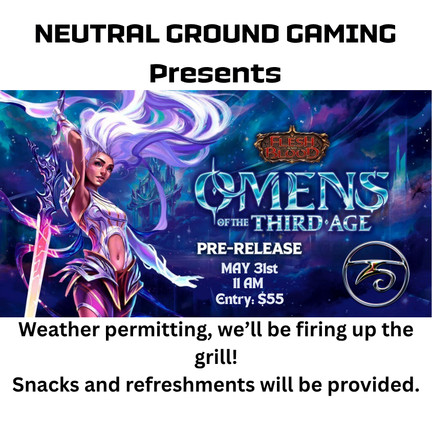 11 AM Flesh and Blood: Omens of the Third Age Pre-Release Kit