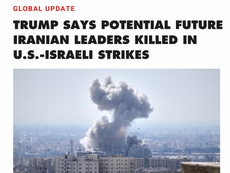 President Trump said potential future Iranian leaders were killed in U.S.-Israeli strikes and defended the action as a pre-emptive response to what he described as an imminent threat.