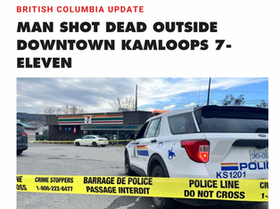 Emmanuel Brooks, 34, was shot and killed outside a 7-Eleven in downtown Kamloops early Wednesday morning, marking the city’s second homicide of 2026.