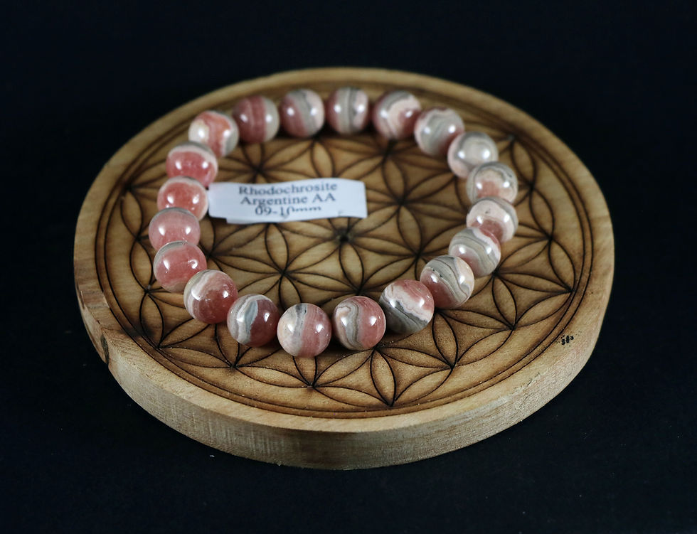 Bracelet en Rhodochrosite 10mm