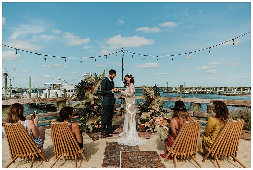 Intimate Coastal Micro Wedding at the Seafarer Bar in Highlands, NJ