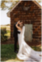 Bride & Groom First Look Portraits at Historic Johnsons Locust Hall Farm in NJ - Photography by Sara Fitz Co