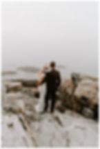 Adventure Elopement Photography at Otter Point, Acadia National Park, Maine