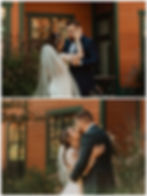 Bride and Groom Emotional First Look Portraits