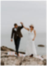 Adventure Elopement at Otter Cliffs, Acadia National Park, Maine