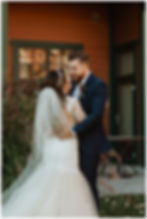 Bride and Groom First Look Portraits