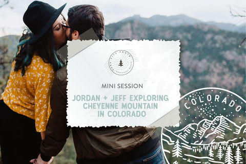Autumn Mountain Drive Love Session in Cheyenne Mountain, CO