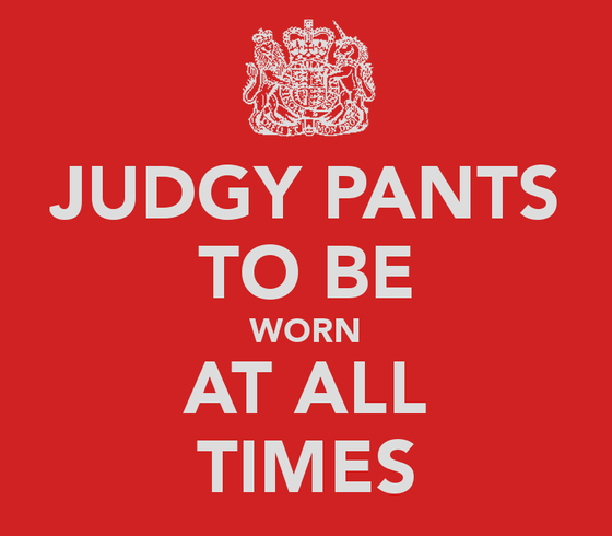 Got Your Judgy Pants On?