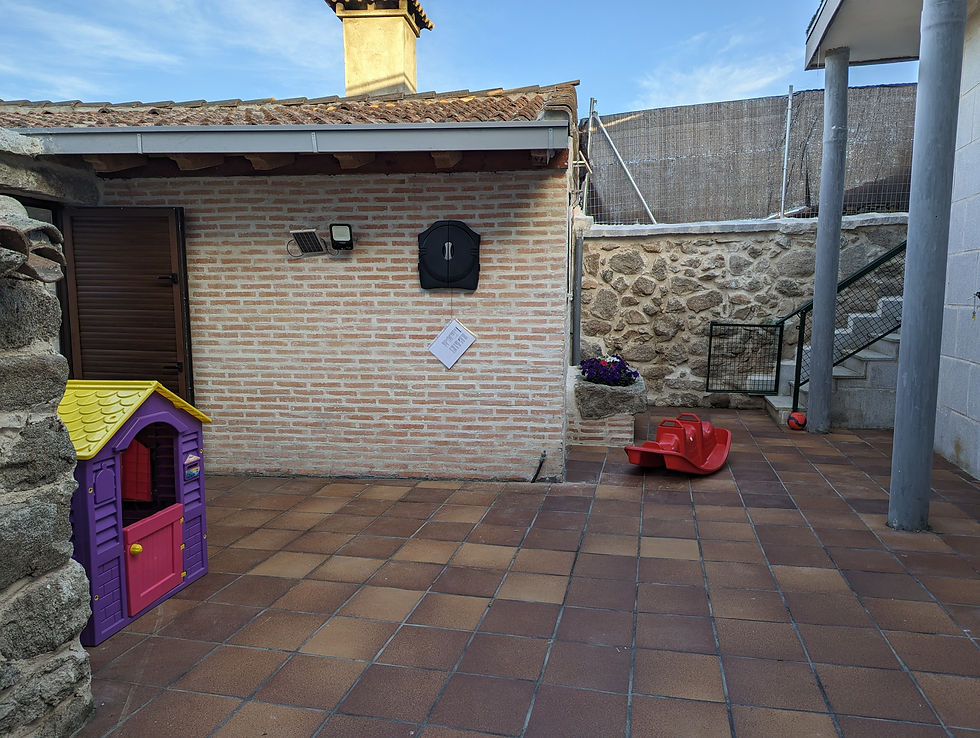 patio con juegos